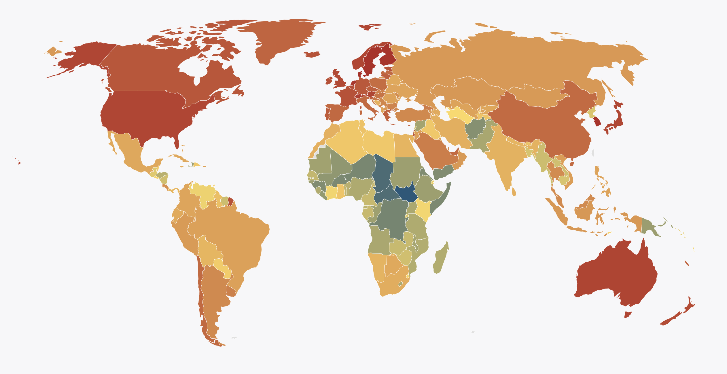 GEFRI (beta) global map