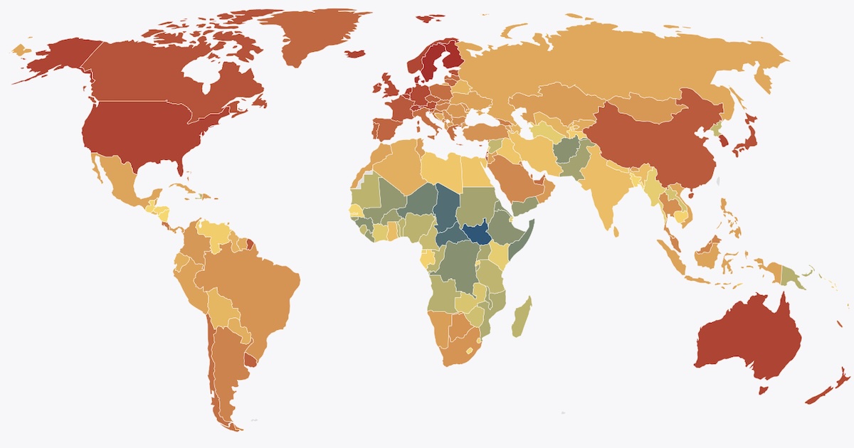 GEFRI Score map