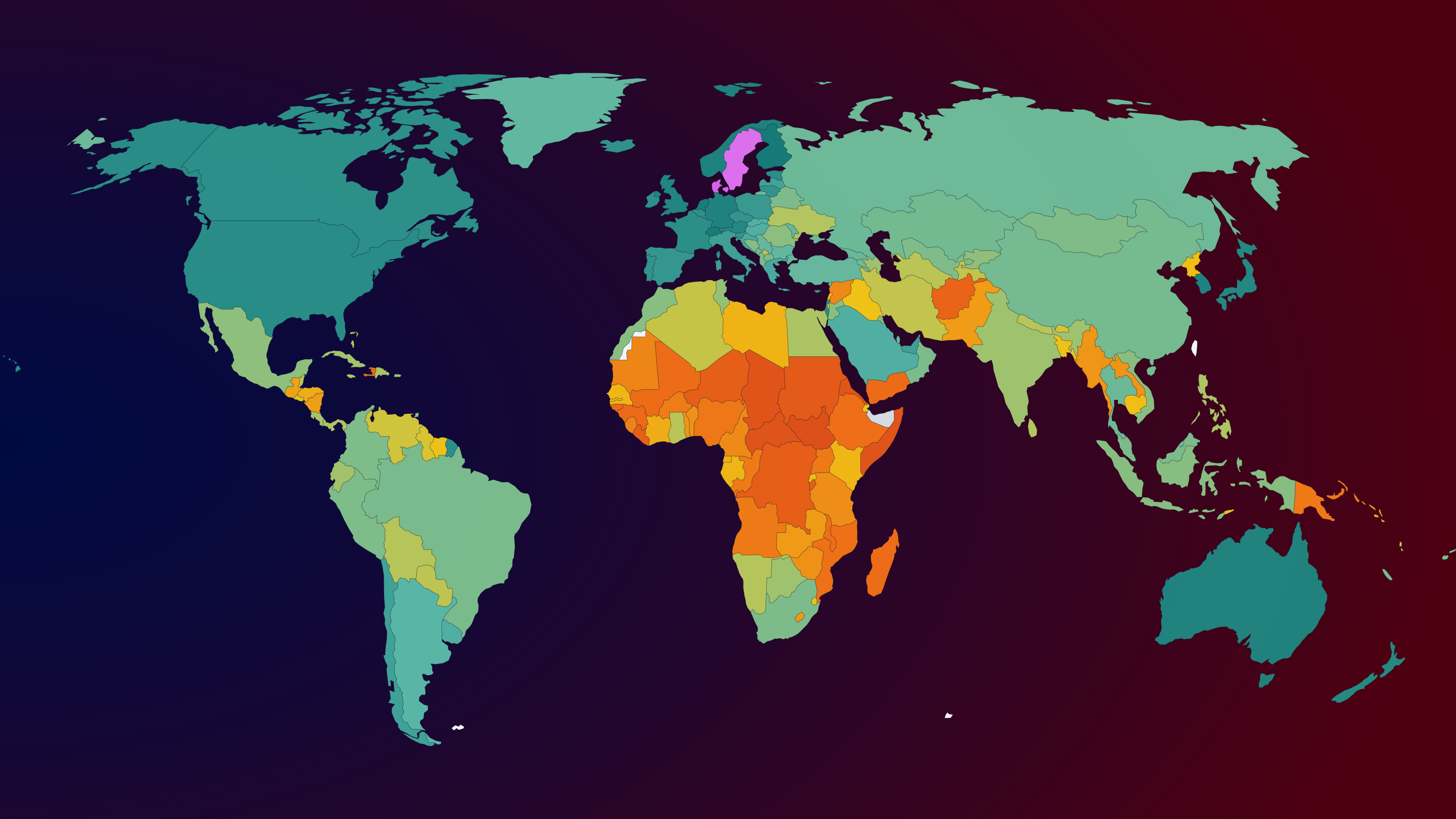Composite GEFRI score world map