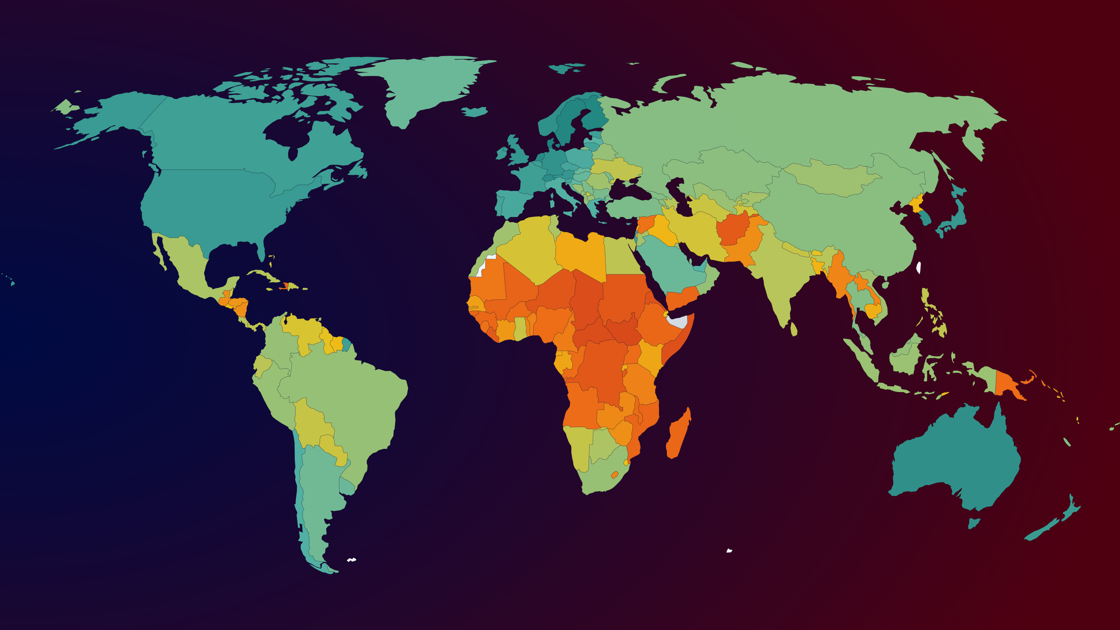 Composite GEFRI score world map